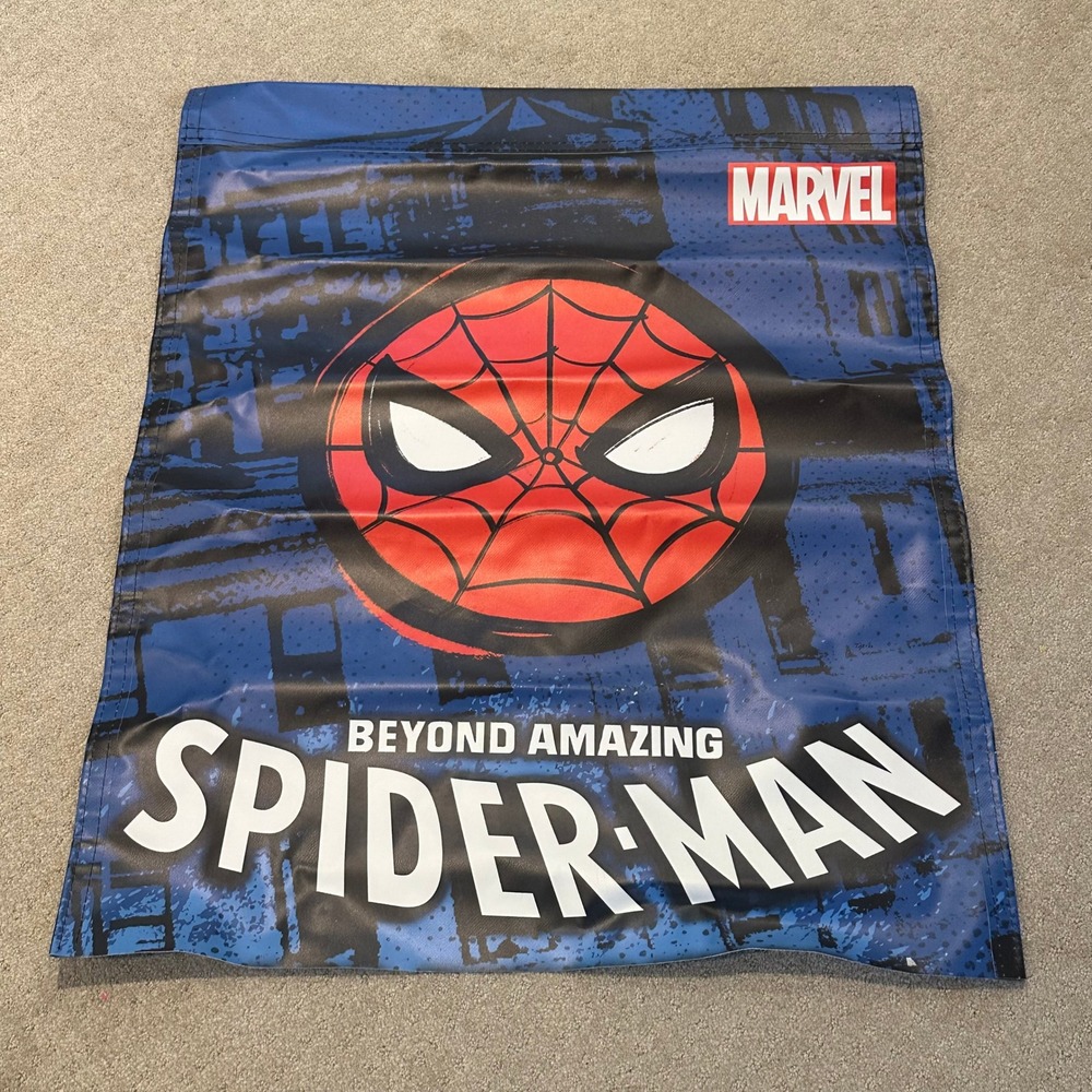 Marvel Beyond Amazing Spider-Man Banner Flag Blue Red Wall Decor‎ 30x35.5
